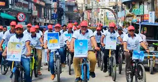 ডেঙ্গু প্রতিরোধে জনসচেতনতা বাড়াতে ময়মনসিংহে সাইকেল র‍্যালি